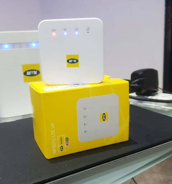 A Photo of the MTN MiFi on its box