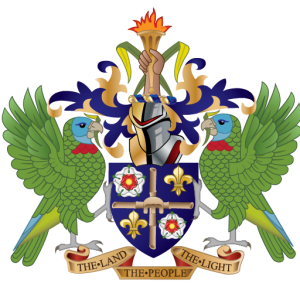 Coat of arms of Saint Lucia 01