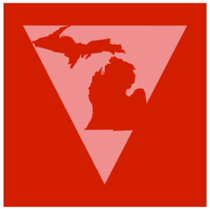 Equality Michigan Red Icon