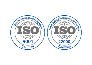 ISO 9001 ISO 22000 Certified