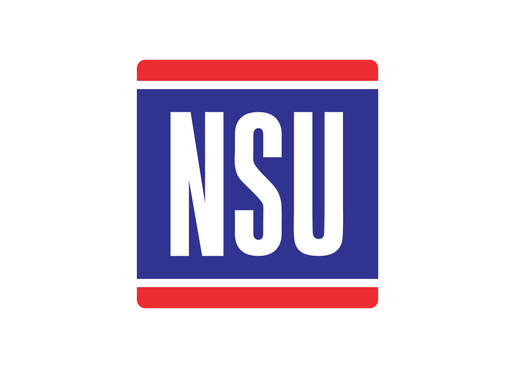 NSU Schriftzug Abziehbild Wasserabziehbild  81x54 mm 00841N schwarz-gold 