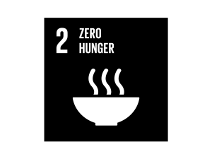 The Global Goals Zero Hunger Black