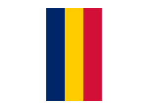 Vertical Flag of Chad