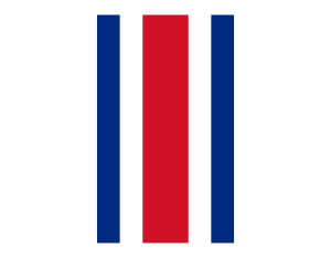 Vertical Flag of Costa Rica 1