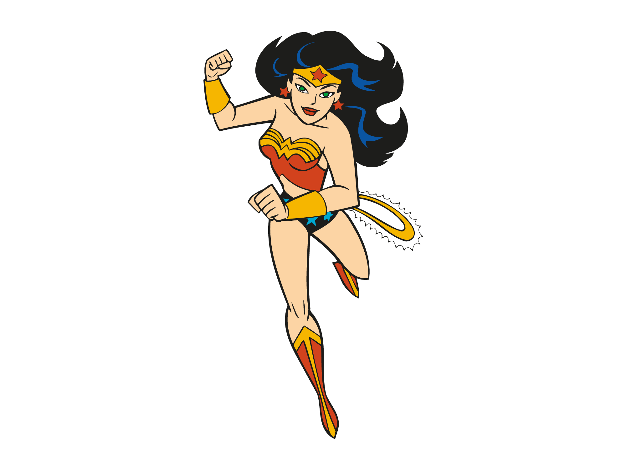 Download Wonder Woman Cartoon Logo PNG and Vector (PDF, SVG, Ai, EPS) Free