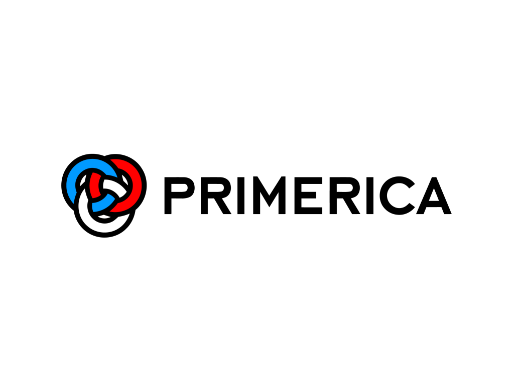 Primerica Logo Blue Background