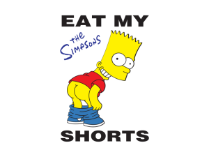 Bart Simpson Eat My Shorts