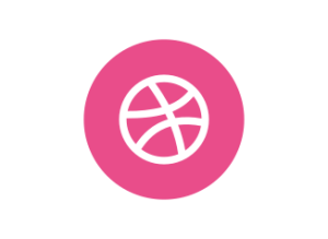 Dribbble Circle Icon