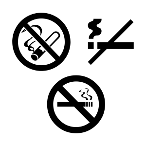 No Smoke Signs