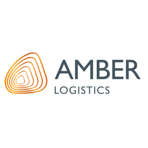 amber logistics vector logo