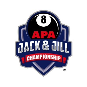 apa jack jill 8 ball championship vector logo