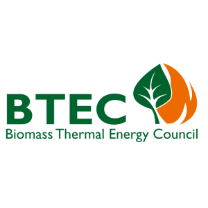 biomass thermal energy council btec vector logo