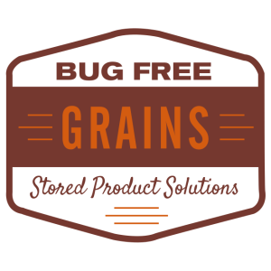 bug free grains stored product solutions vector logo