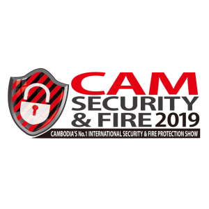 cam security and fire 2019 vector logo