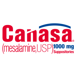 canasa mesalamine usp 1000 mg suppositories vector logo