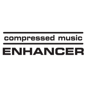 compressed music enhancer vector logo