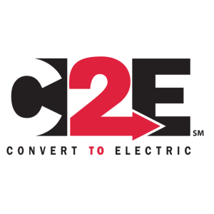 convert to electric c2e vector logo