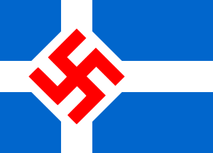 Flag of the Nationalist Party Iceland