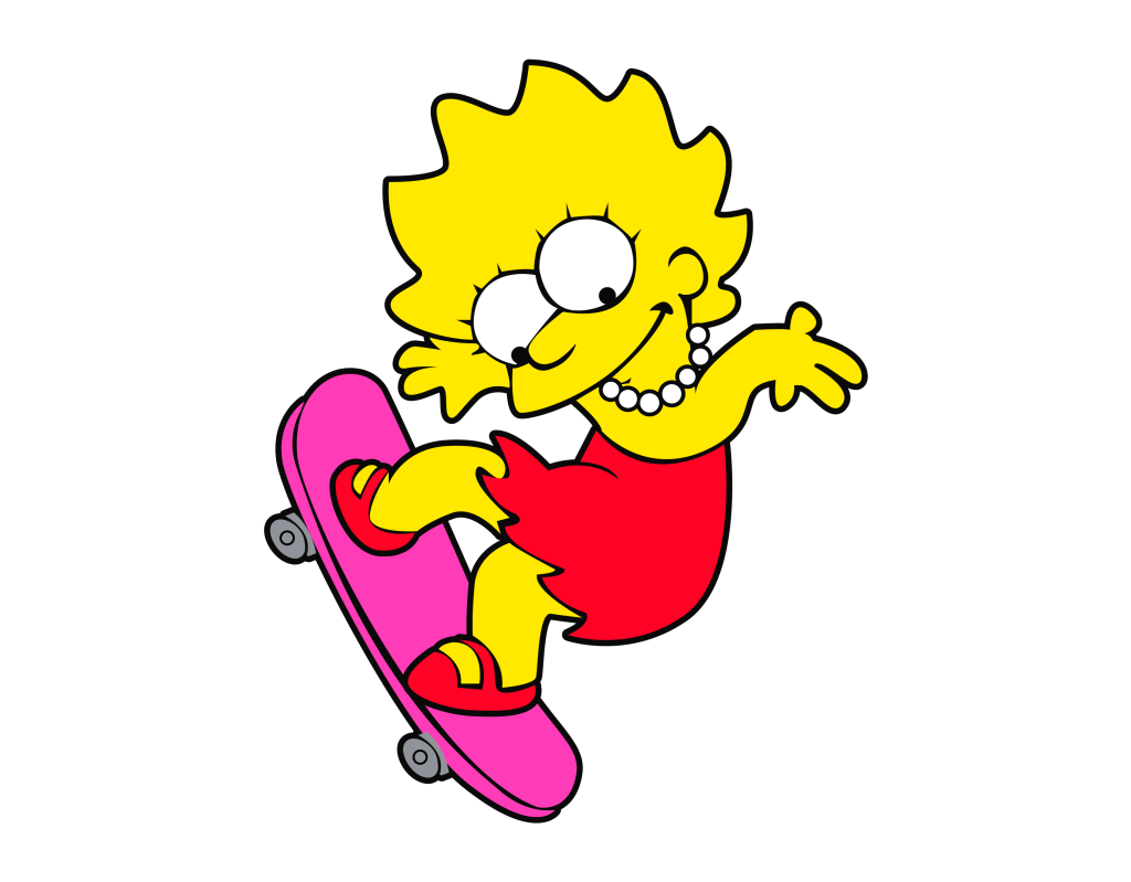 Lisa Simpson Skater