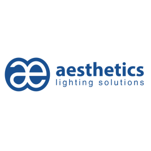 aesthetics lighting solutions logo vector