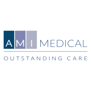 ami medical outstanding care logo vector