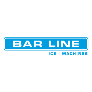 bar line ice machines logo vector