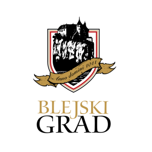 bled castle blejski grad logo vector