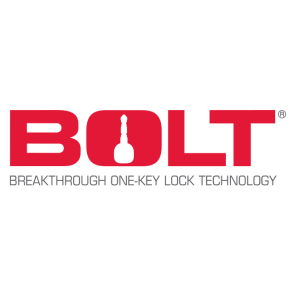 bolt lock logo vector