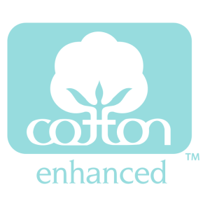 cotton enhanced logo vector