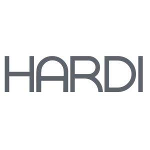hardi heating air conditioning refrigeration distributors international vector logo