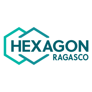hexagon ragasco vector logo