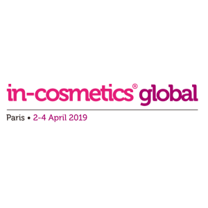 in cosmetics global vector logo