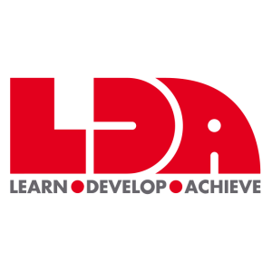 lda learn develop achieve logo vector