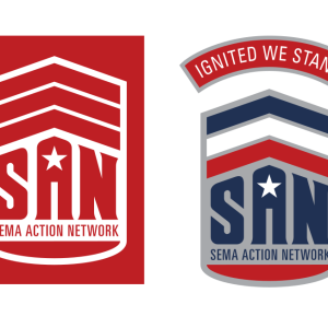 sema action network san logo vector