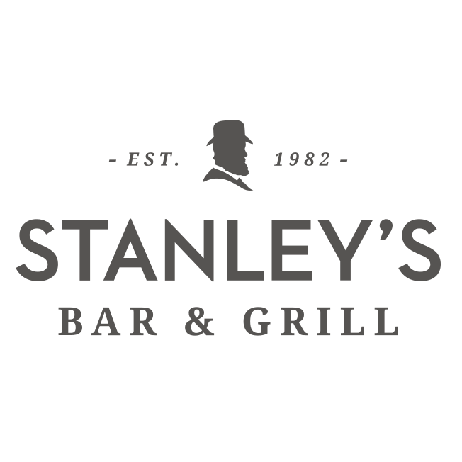 stanleys bar and grill logo vector