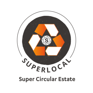superlocal super circular estate logo vector