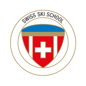 swiss ski school logo vector
