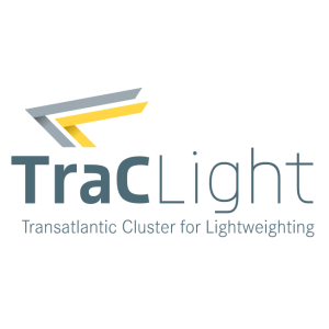 transatlantic cluster for lightweighting traclight logo vector