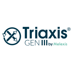 triaxis gen iii by melexis logo vector