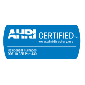 ahri certified residential furnaces doe 10 cfr part 430 vector logo