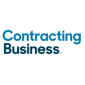contracting business logo vector