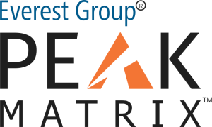 everest group peak matrix logo vector