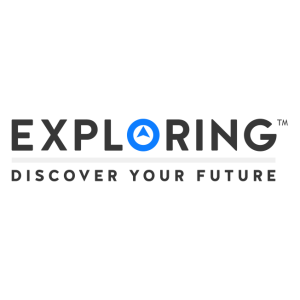 exploring discover your future logo vector