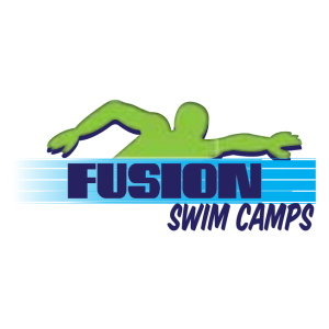 fusion swim camps vector logo