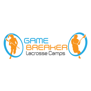 game breaker lacrosse camps vector logo