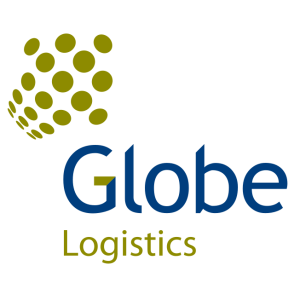 globe logistics logo vector