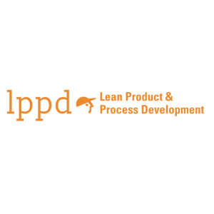lean product and process development lppd logo vector