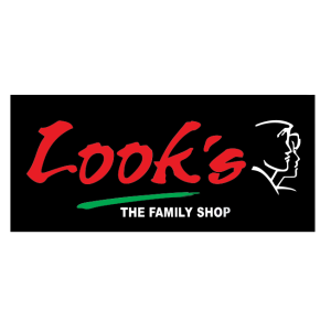looks the family shop vector logo