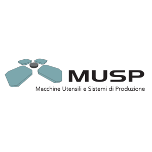 macchine utensili e sistemi di produzione musp logo vector