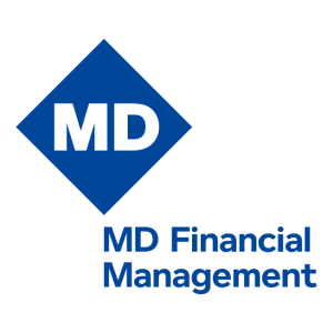 md financial management logo vector
